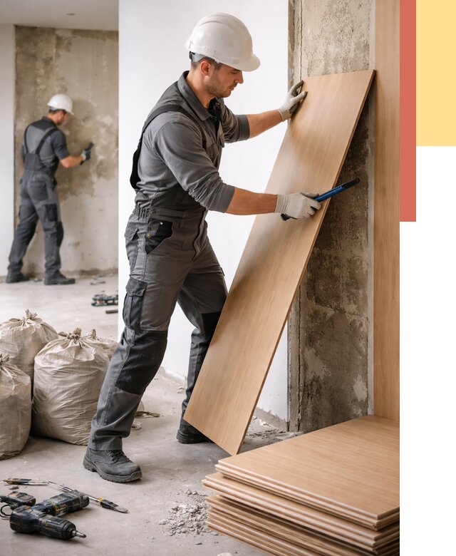 Демонтаж стеновых панелей в Кузнецке от 3648 руб. за м² быстро и недорого | ОТДЕЛОЧНИК-Кнц