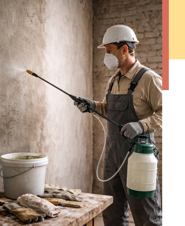 Антисептическая обработка стен в Кузнецке от 1251 руб. — быстро и недорого | ОТДЕЛОЧНИК-Кнц