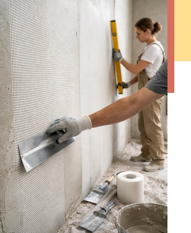 Армирование стен стеклосеткой в Кузнецке от 3336 руб. под ключ | ОТДЕЛОЧНИК-Кнц