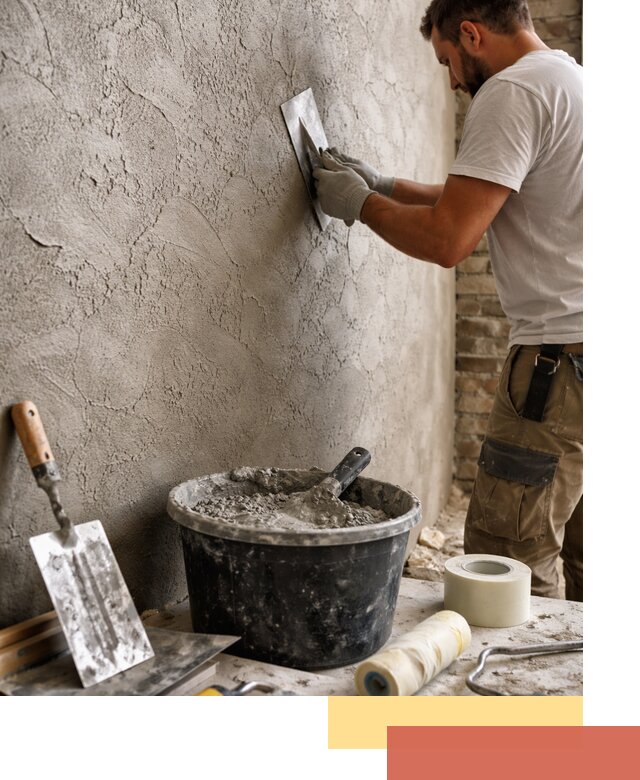 Декоративная штукатурка лофт в Кузнецке — отделка стен и потолков