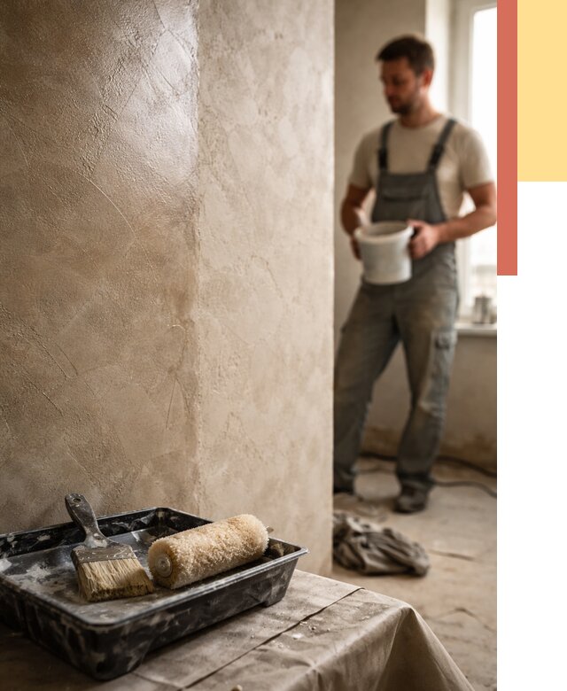 Нанесение воска на штукатурку в Кузнецке от 3648 руб. | Услуги ОТДЕЛОЧНИК-Кнц