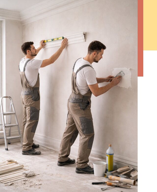 Монтаж лепнины на стены в Кузнецке от 4691 руб. — недорого, быстро | ОТДЕЛОЧНИК-Кнц