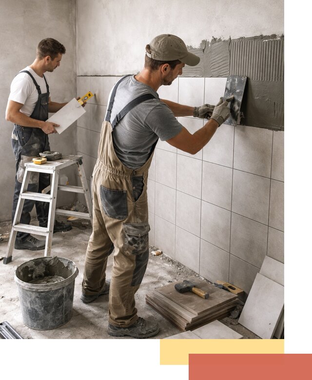 Укладка плитки на стены в Кузнецке профессионально и надежно