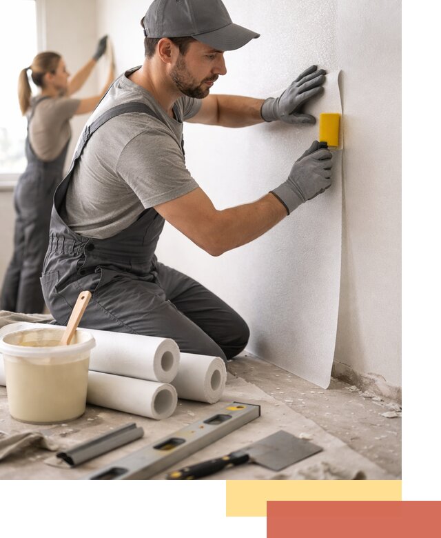 Поклейка стеклообоев профессионально в Кузнецке