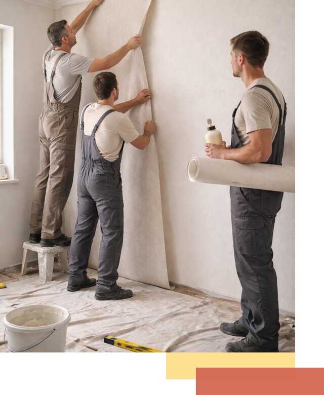 Оклейка стен обоями в Кузнецке — качественно и профессионально