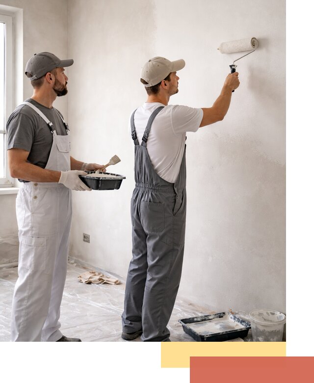 Покраска стен водоэмульсионной краской в Кузнецке