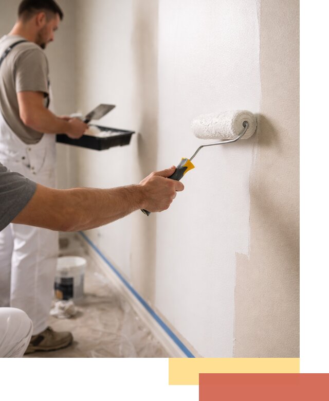 Покраска стен акриловой краской профессионально в Кузнецке