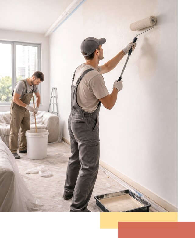 Покраска стен в офисе в Кузнецке — быстрый и качественный ремонт