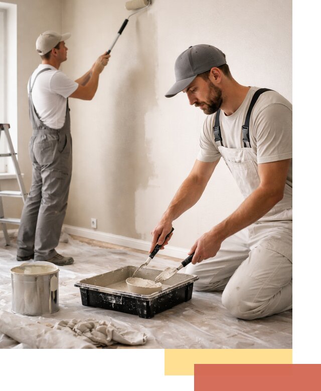 Покраска стен в квартире в Кузнецке — профессионально и аккуратно