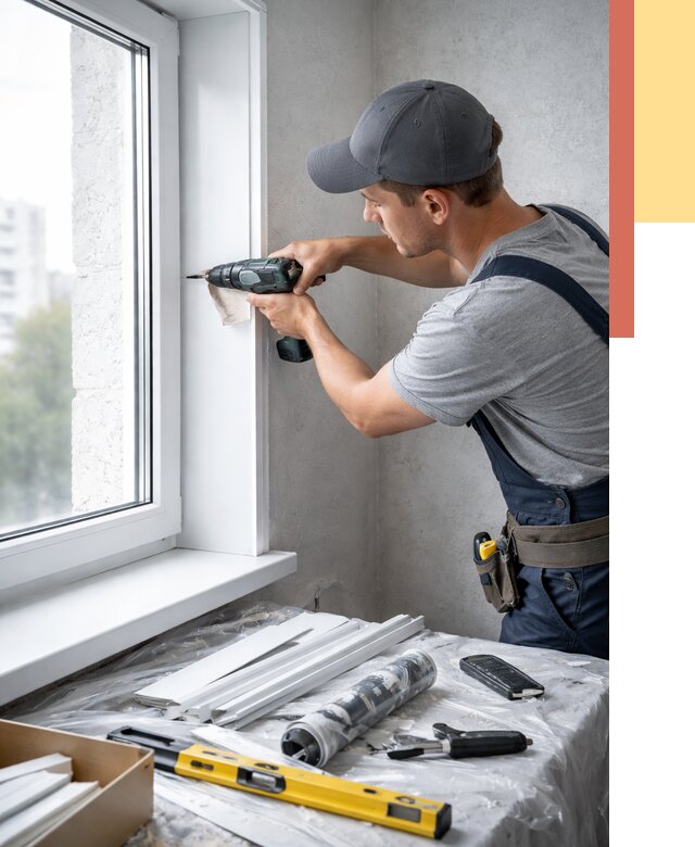 Установка пластиковых откосов в Кузнецке от 2345 руб. | ОТДЕЛОЧНИК-Кнц монтаж, быстро и недорого