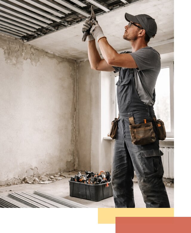 Демонтаж реечного потолка в Кузнецке быстро и аккуратно