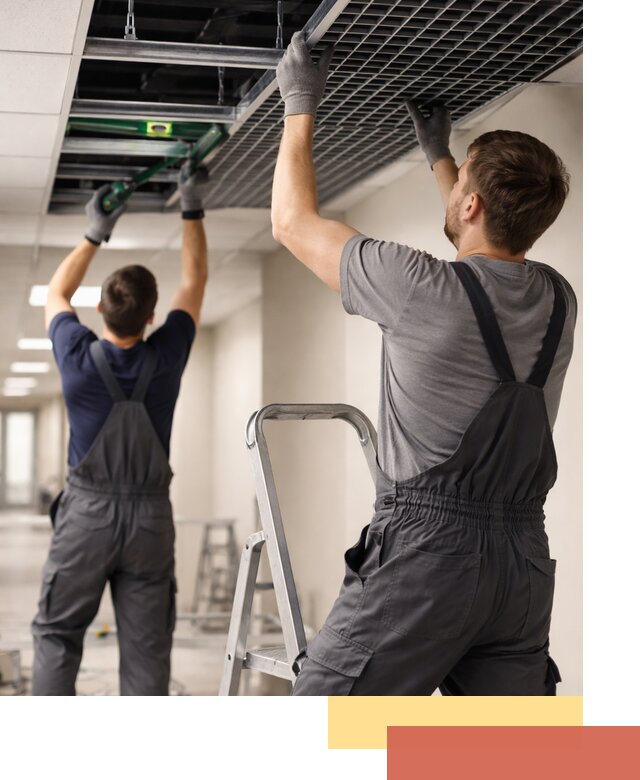 Монтаж потолка Грильято в Кузнецке: установка под ключ качественно