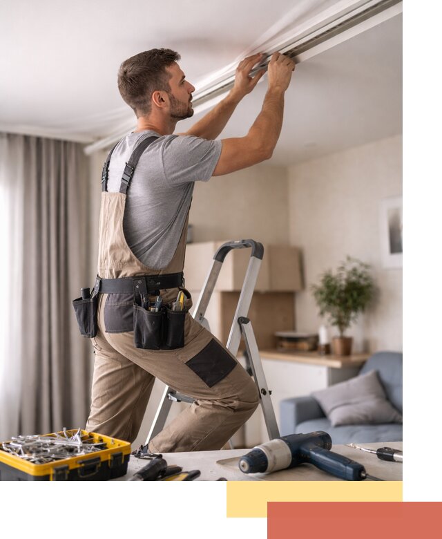 Ремонт натяжных потолков в Кузнецке — качественно и оперативно