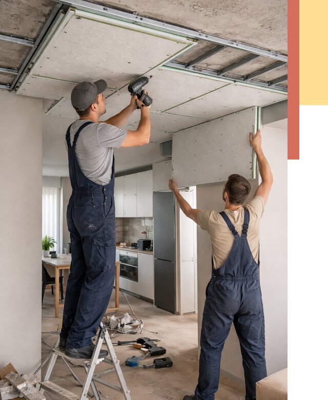 Шумоизоляция потолка панелями зипс в Кузнецке от 1928 руб. под ключ | ОТДЕЛОЧНИК-Кнц